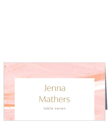 Sleek Names Place Cards
