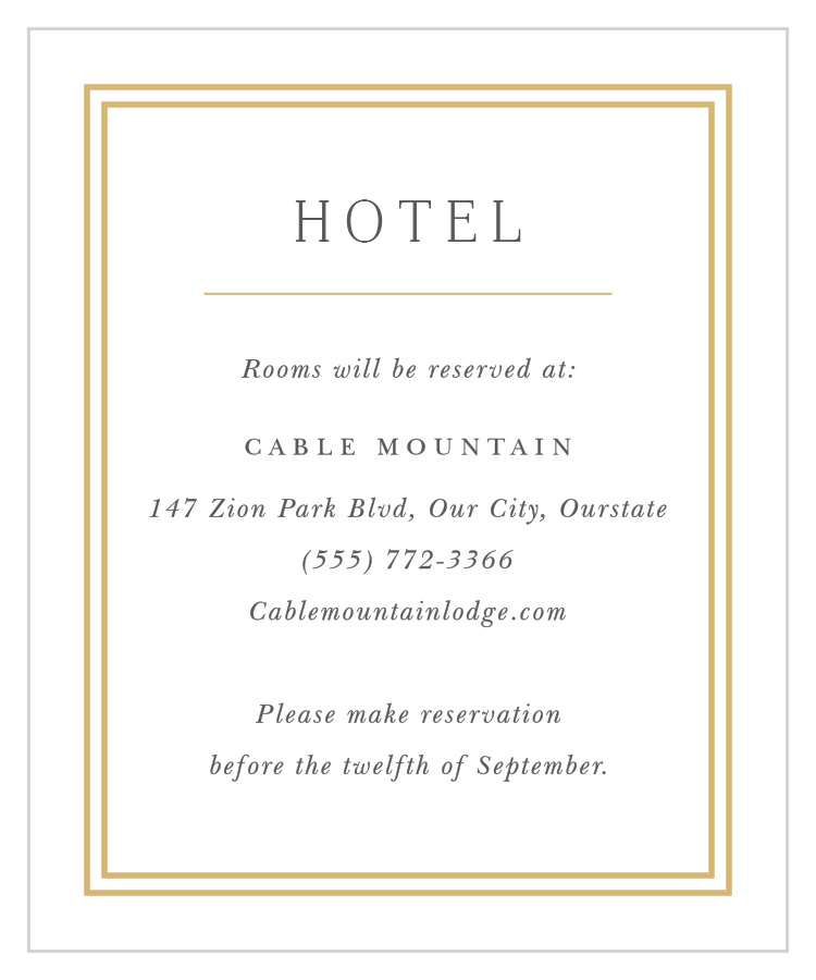 Alluring Aubrey Accommodation Cards