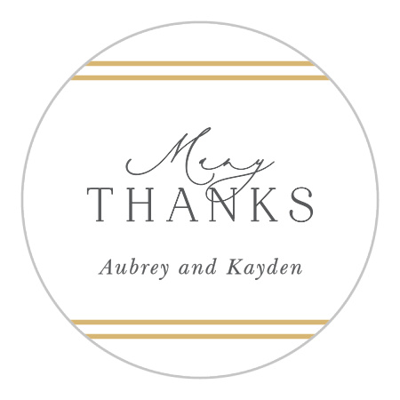 Alluring Aubrey Wedding Stickers
