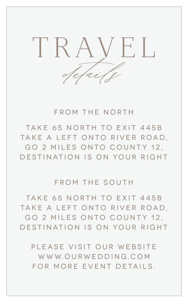 Romantic Type Direction Cards