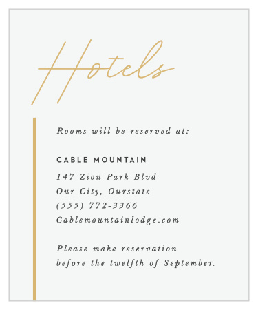 Simply Highlighted Accommodation Cards