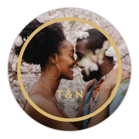Simply Highlighted Wedding Stickers