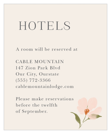 Colorful Cosmos Accommodation Cards