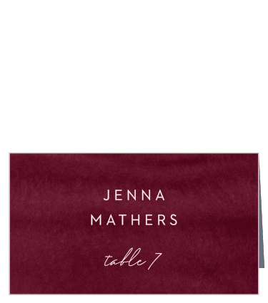 Watercolor Mood Place Cards