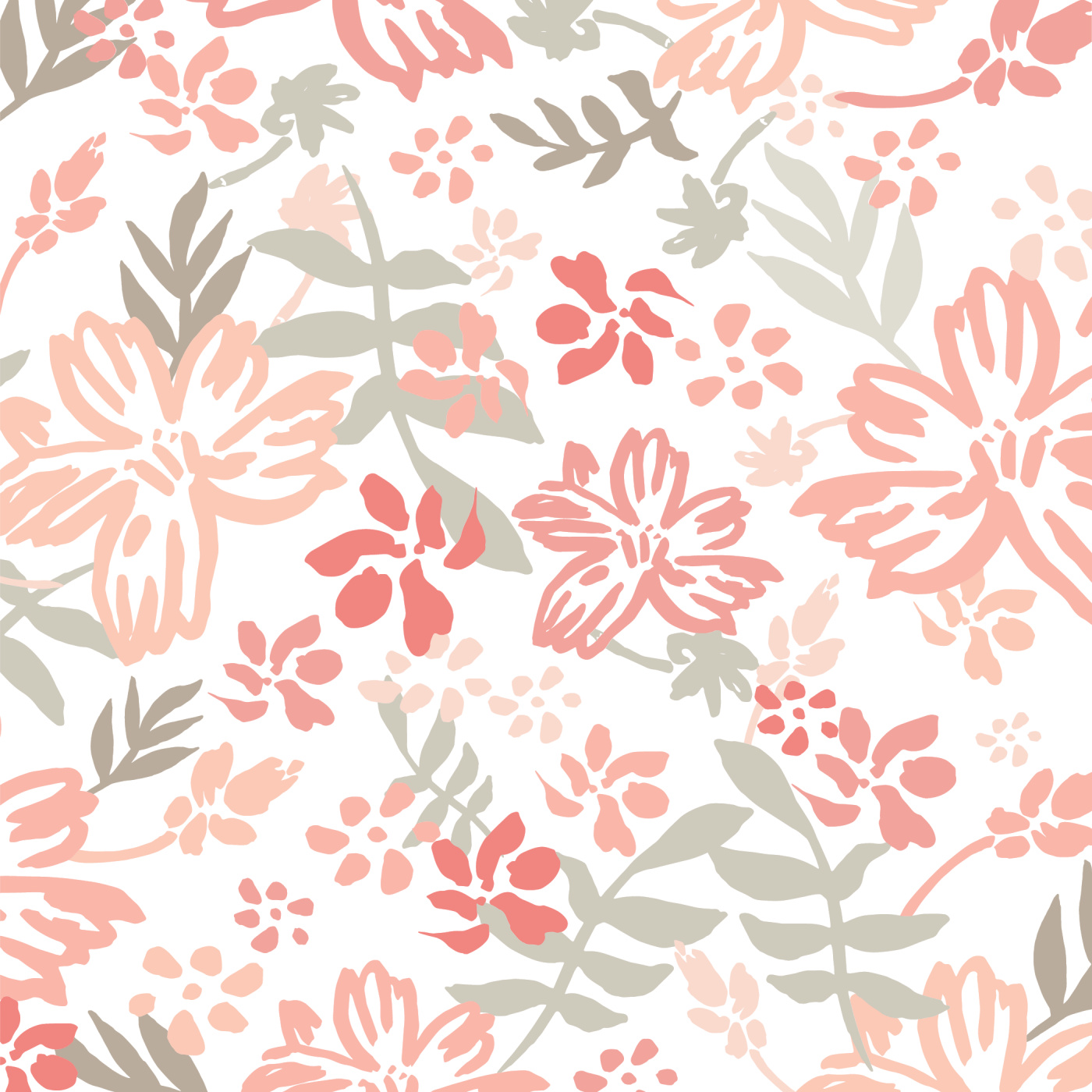 Retro Garden Wallpaper