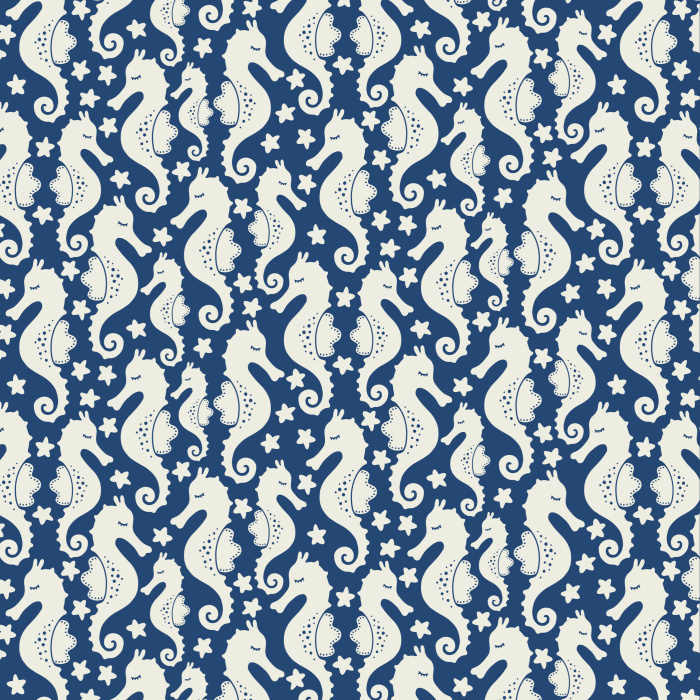 Bring a popular nautical creature to your walls with our Sea Horse Peel and Stick Wallpaper.