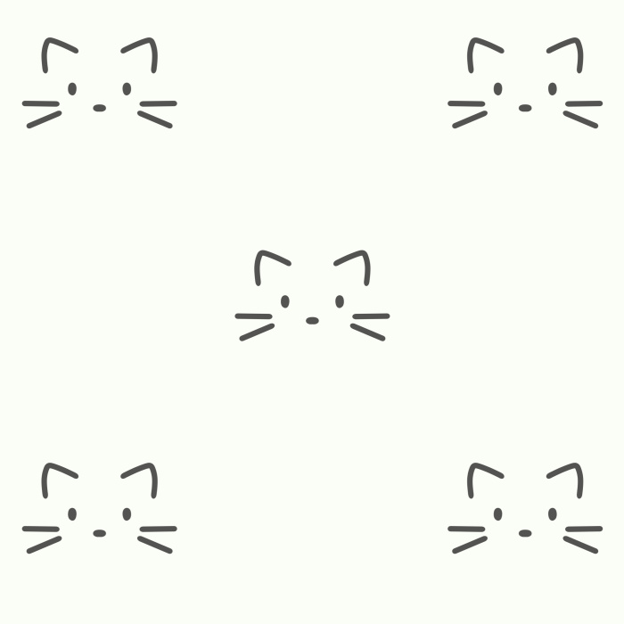 Create the playroom or nursery of your dreams with our Cute Kitty Peel and Stick Wallpaper. 