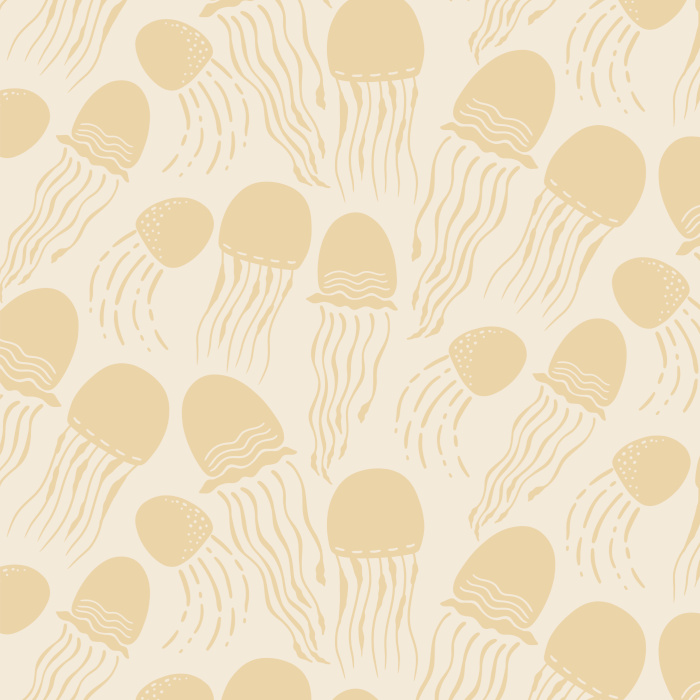 Add a unique and playful touch to your little one's space with our Swaying Jellyfish Peel and Stick Wallpaper.