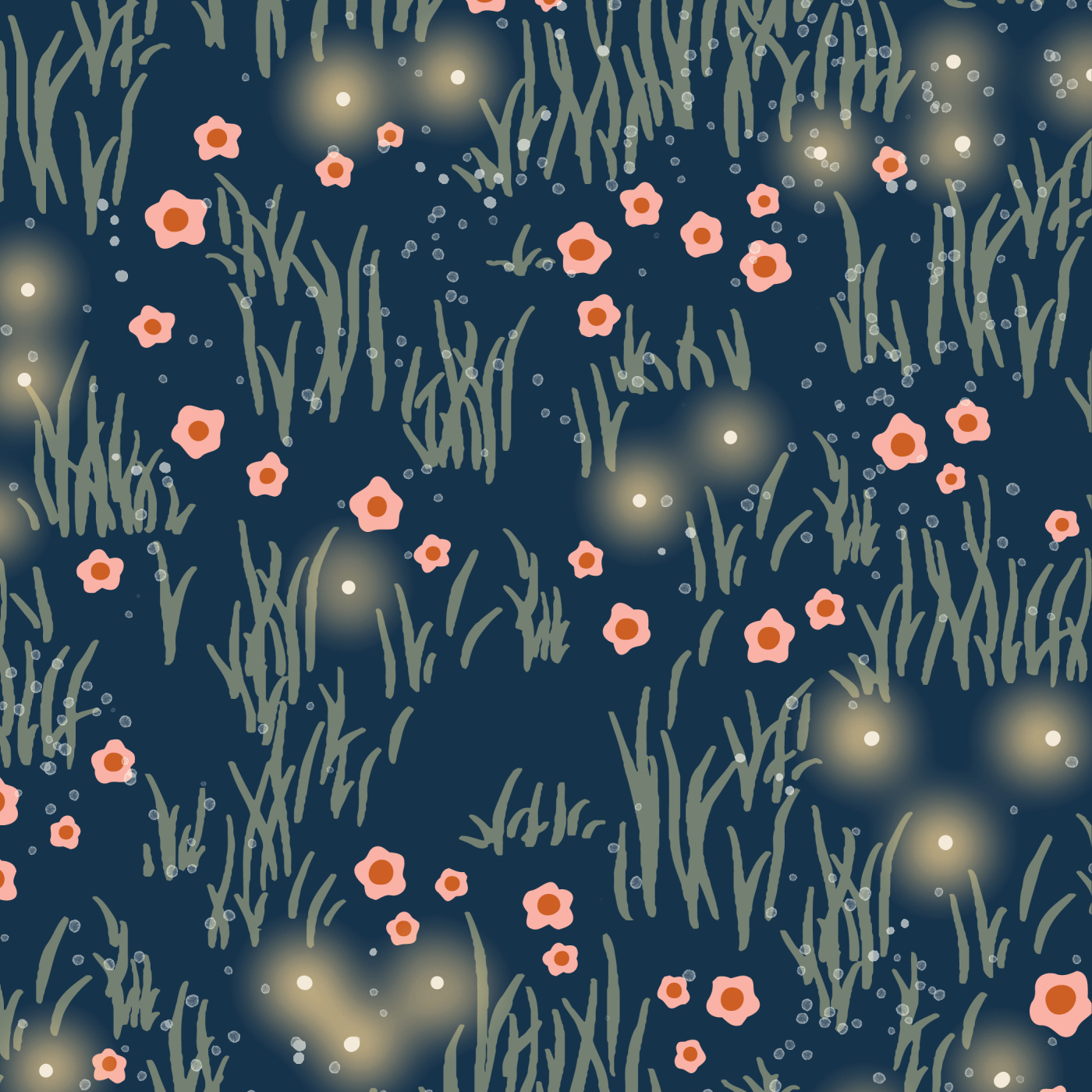 Firefly Garden Wallpaper