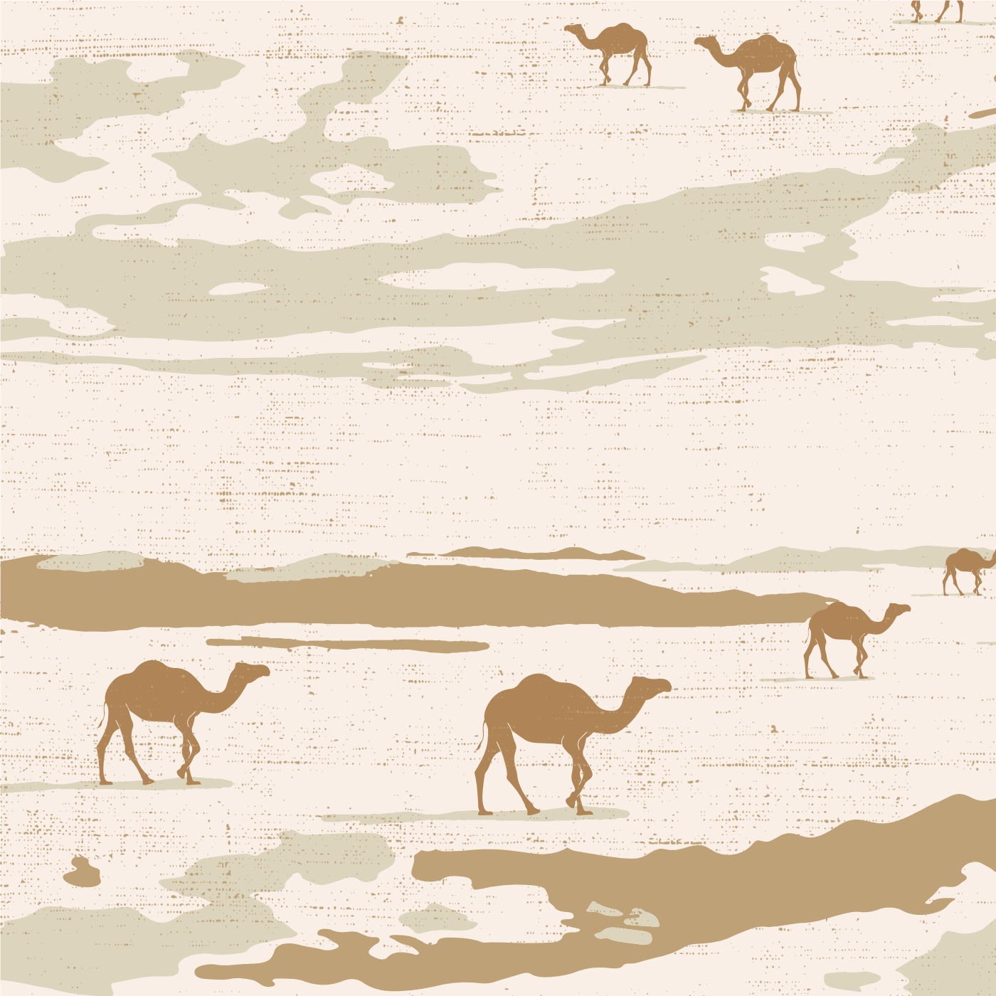 Camel Scene Wallpaper