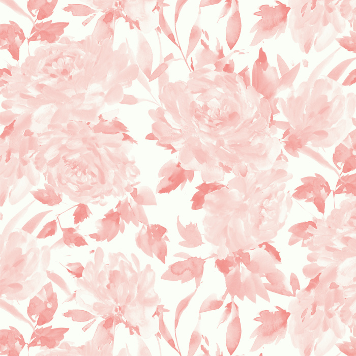 Create a perfectly charming accent with our Chintz Blooms Peel and Stick Wallpaper. 
