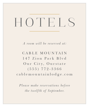 Deco Dream Accommodation Cards