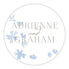 Gift family and friends with a memento of your big day with our Lasting Tradition Wedding Stickers.