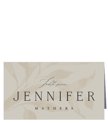 Still Waters Place Cards