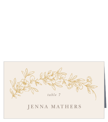 Romantic Garden Place Cards