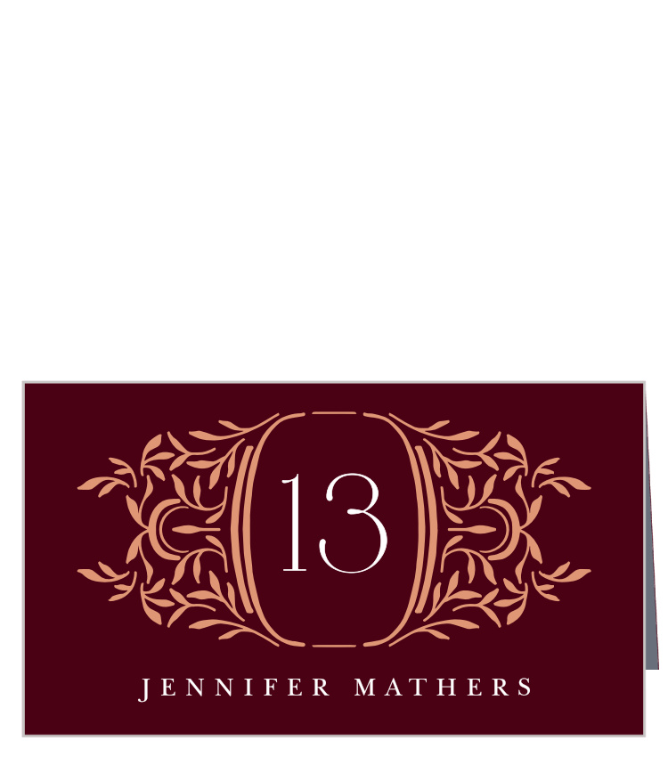 Fancy Filigree Place Cards