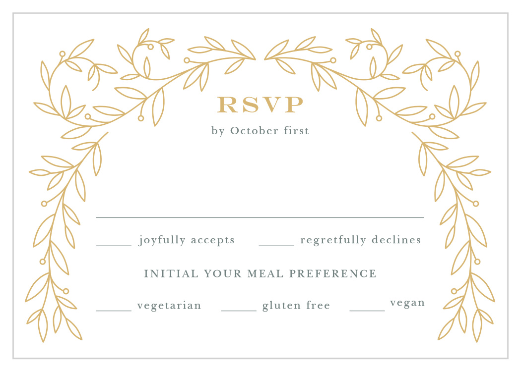 Swirling Vines Response Cards