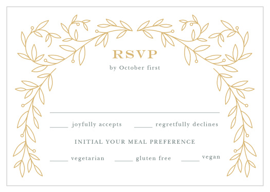 Swirling Vines Response Cards