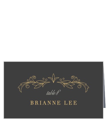Ornate Baroque Place Cards