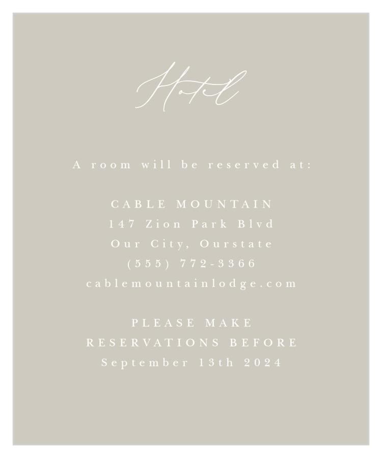 Golden Crest Accommodation Cards