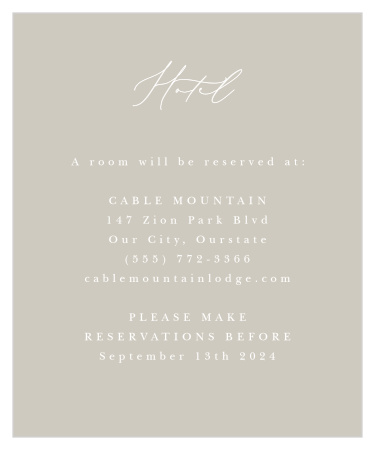 Golden Crest Accommodation Cards