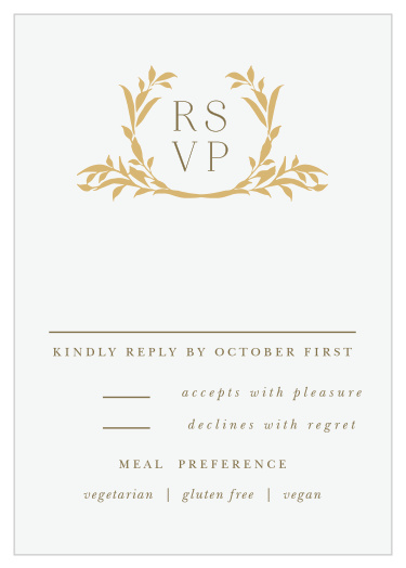 Golden Crest Response Cards