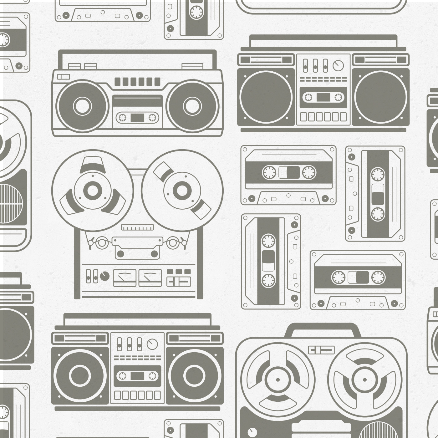 Analog Cassettes Wallpaper