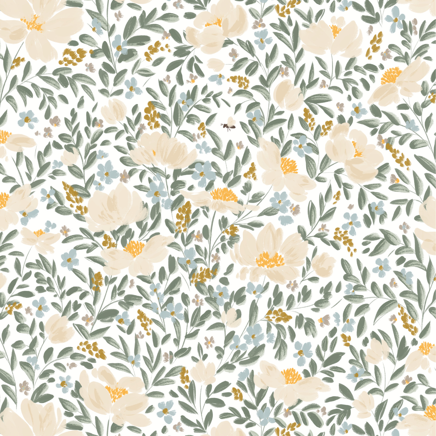 Pollinator Paradise Wallpaper