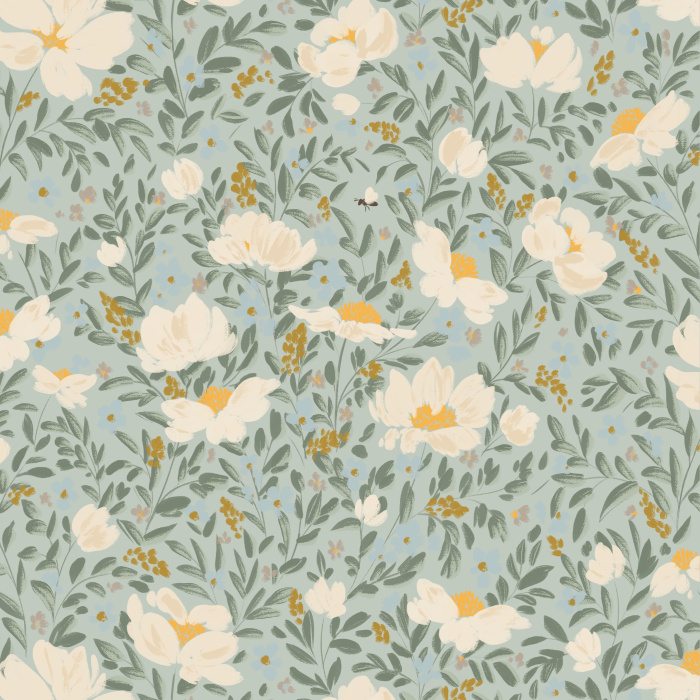 Add a classic touch of nature to your walls with our Pollinator Paradise Peel and Stick Wallpaper.