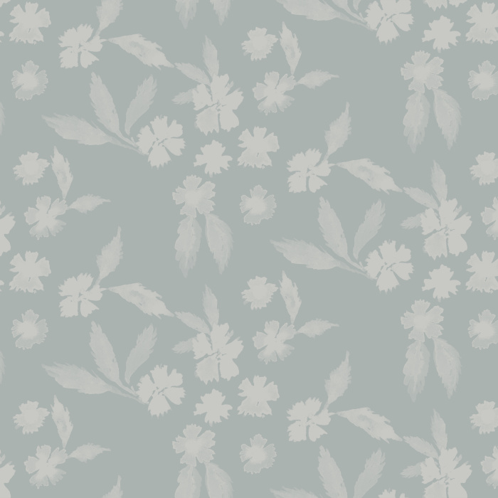 Transform your space with the soft gray flowers of our Cottage Garden Peel and Stick Removable Wallpaper.