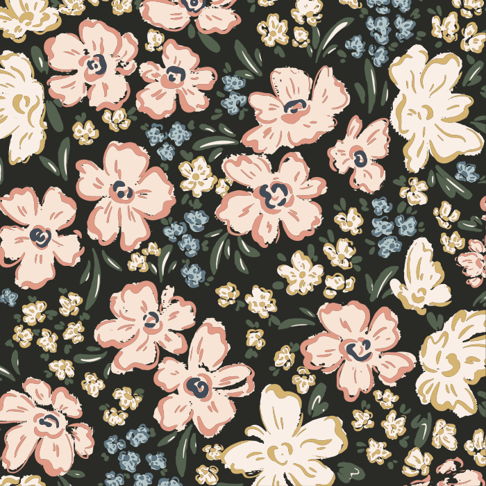Create the perfect statement wall in your child's room with our Laced Meadow Peel and Stick Wallpaper.