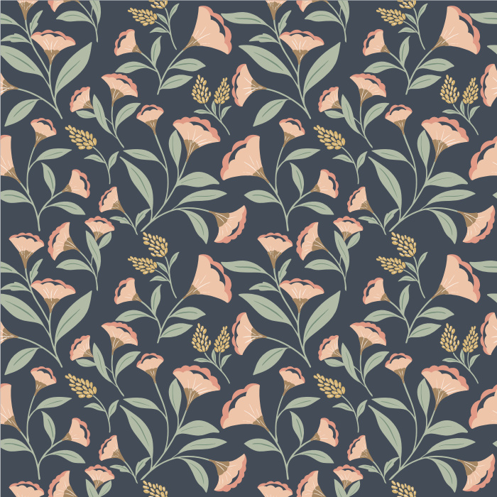 Create something beautifully charming with our Bellflower Boutique Peel and Stick Wallpaper. 