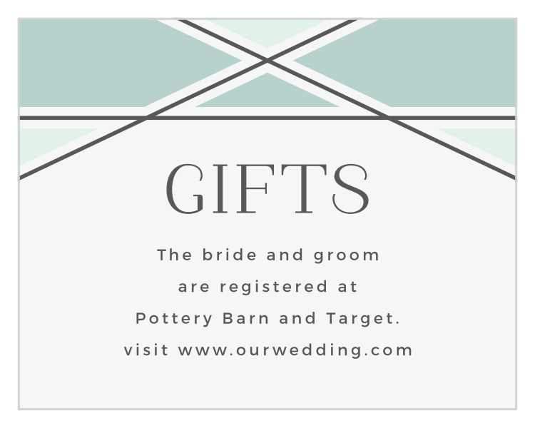 Simple Lines Registry Cards
