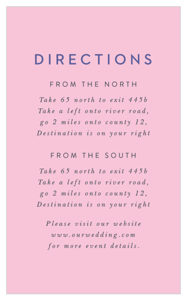 Fluid Florals Direction Cards