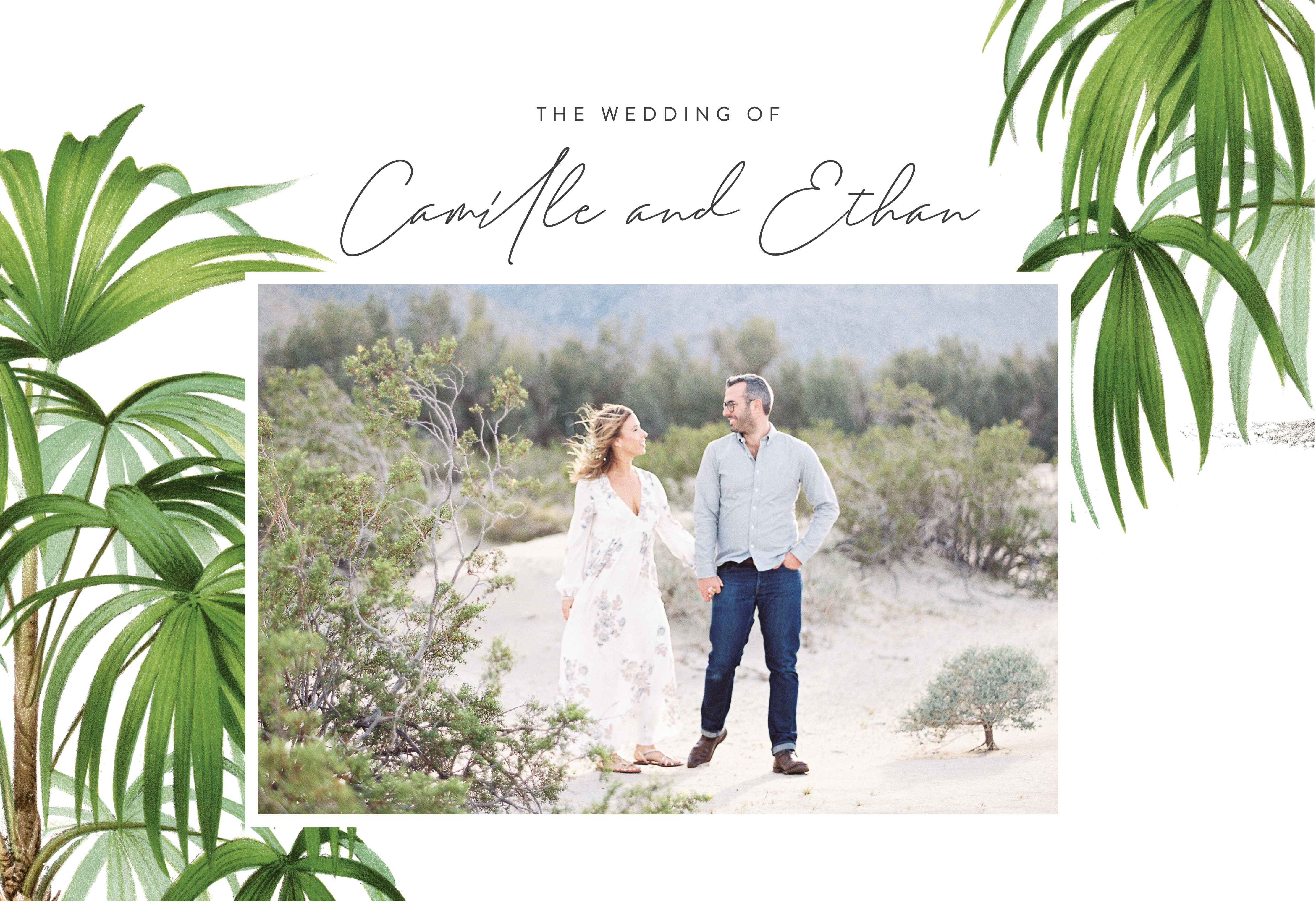 Painted Palm Wedding Website