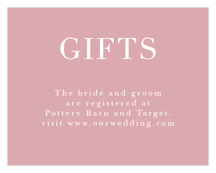 Fresh Peonies Registry Cards