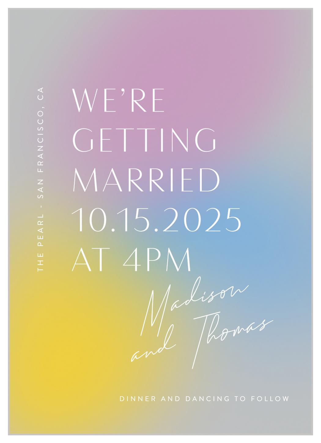Love Aura Wedding Invitations
