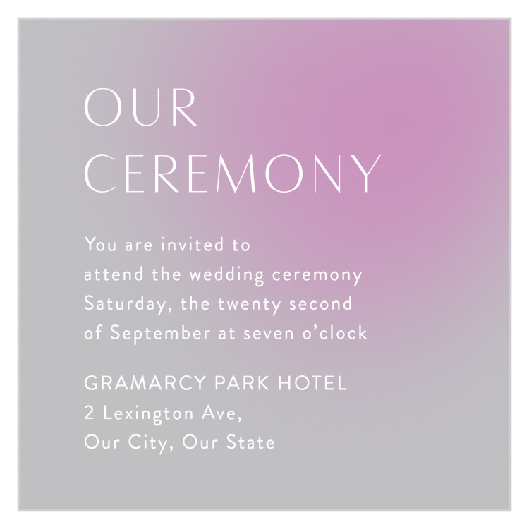 Love Aura Ceremony Cards