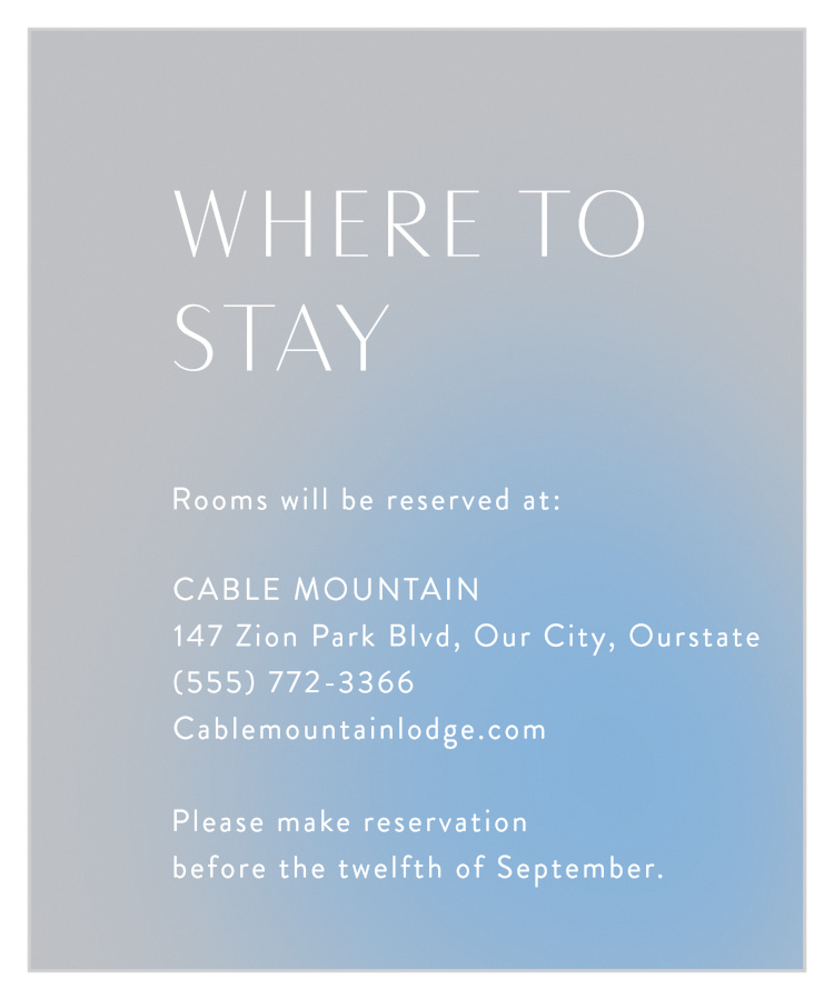 Love Aura Accommodation Cards