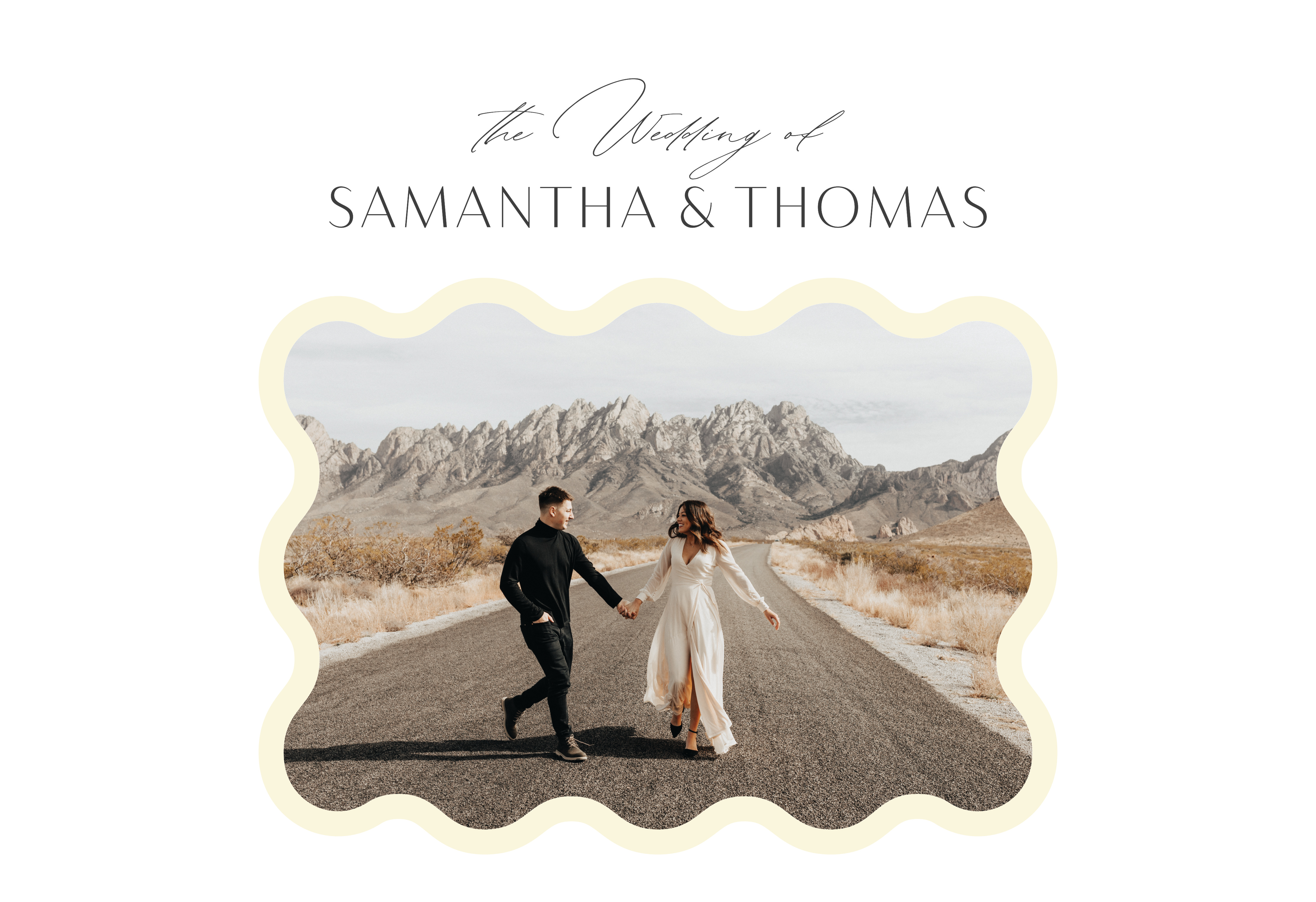Wave Pool Wedding Website