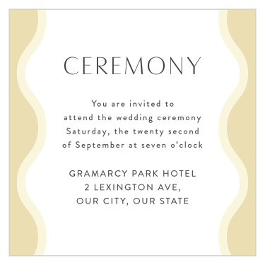 Wave Pool Ceremony Cards