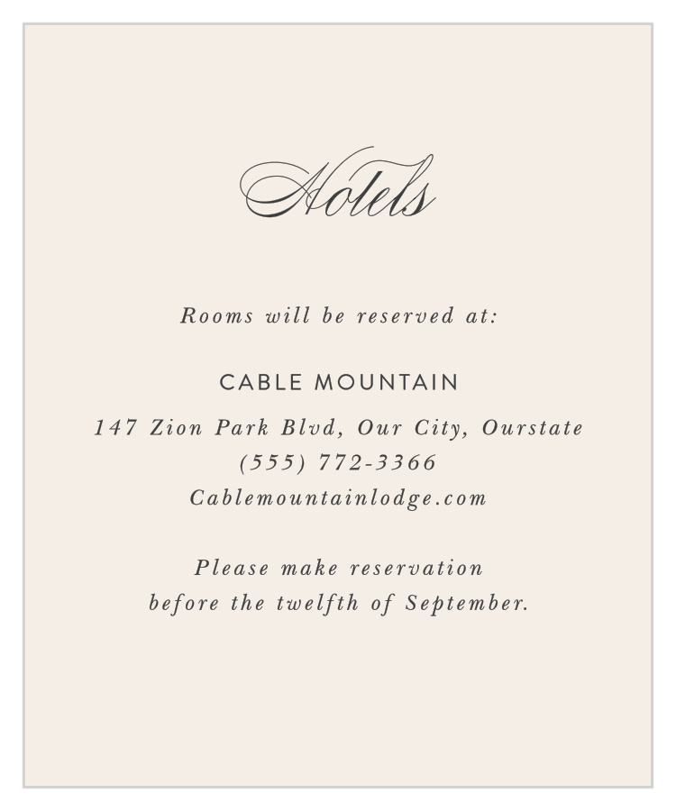 Vineyard Vines Accommodation Cards