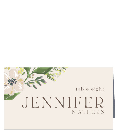 Spring Bouquet Place Cards