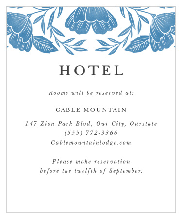 Fall in Love Accommodation Cards