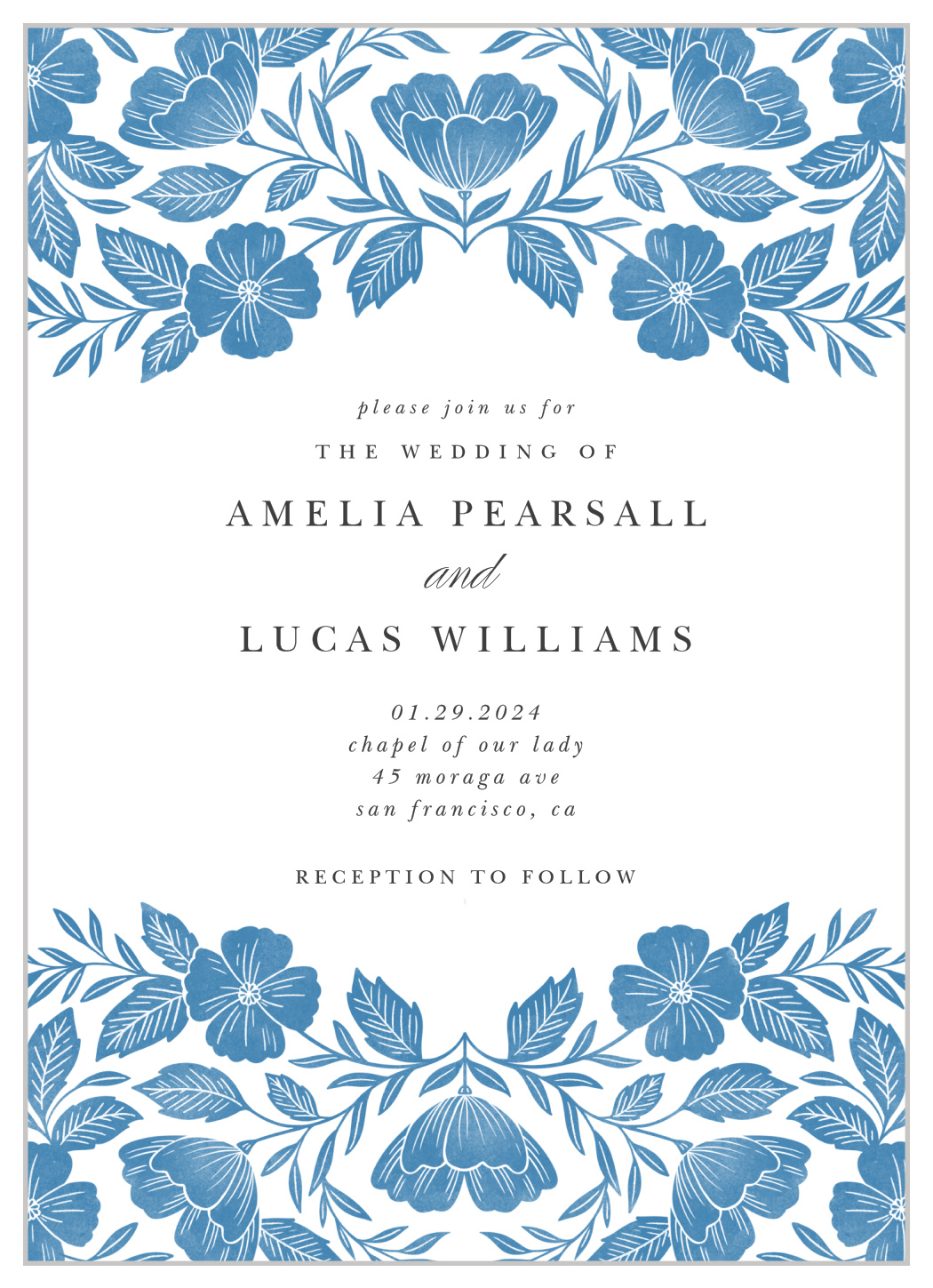 Fall in Love Wedding Invitations