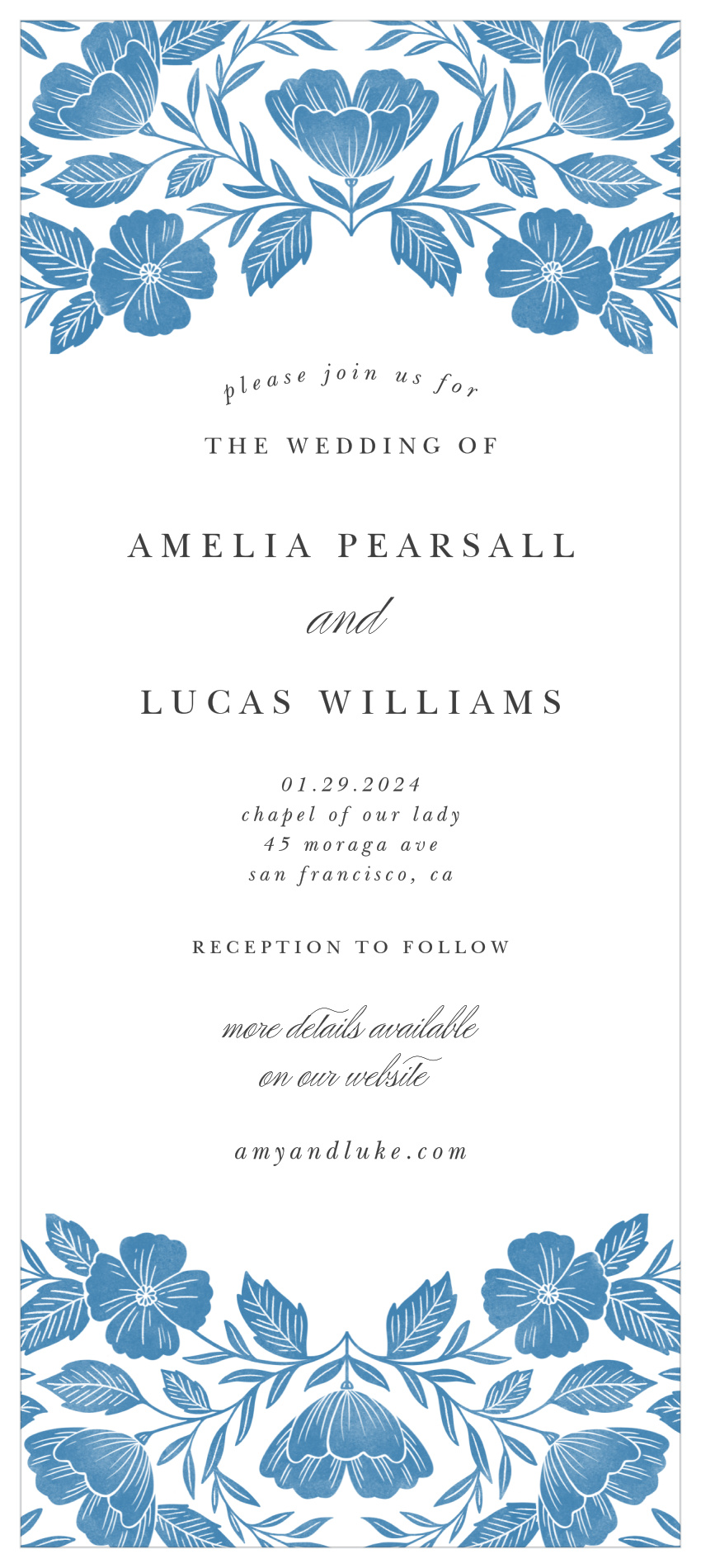 Fall in Love Tea Wedding Invitations