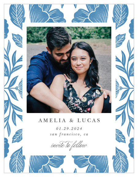 Let family and friends know your big news when you send out our Fall in Love Save the Date Magnets.