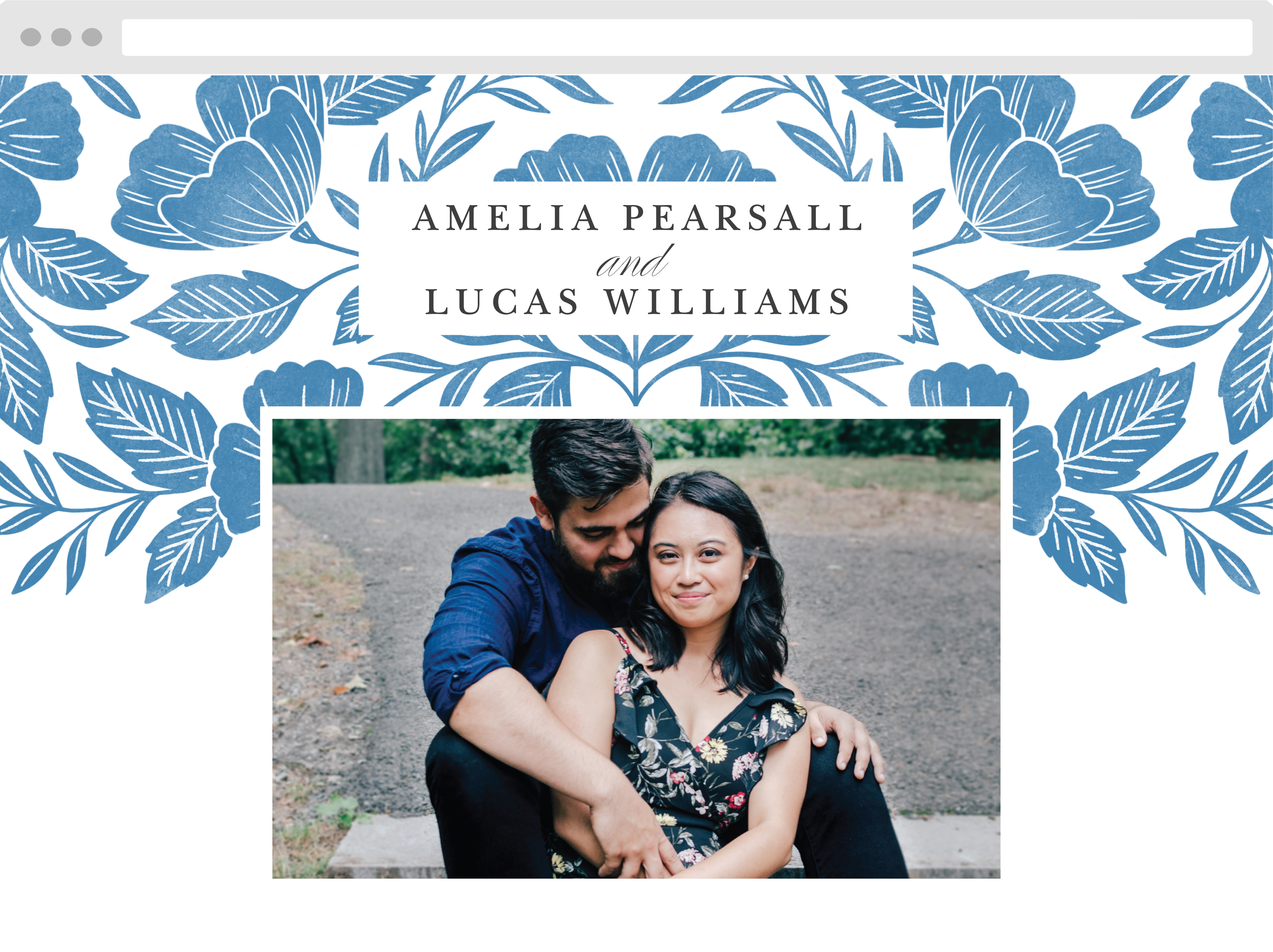 Fall in Love Wedding Website