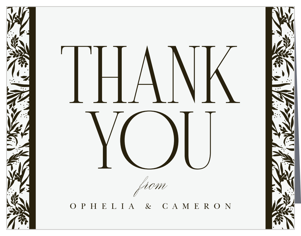 Wild Ophelia Wedding Thank You Cards