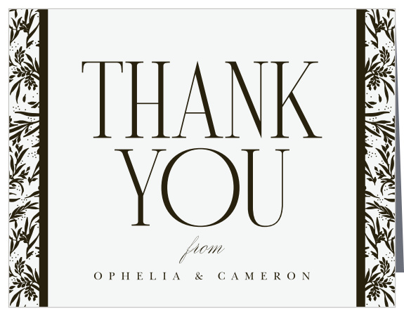 Wild Ophelia Wedding Thank You Cards